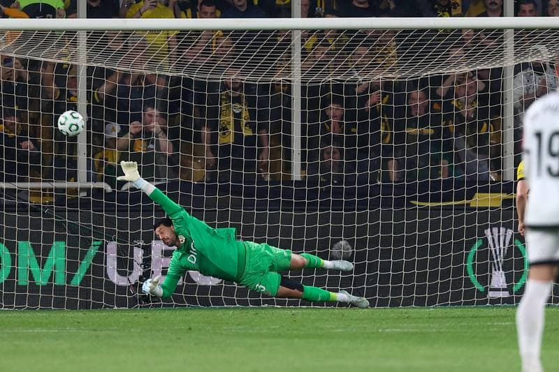 Football. UEFA Europa Conference League. AEK Athens - Rayo Vallecano. 16.04.2026