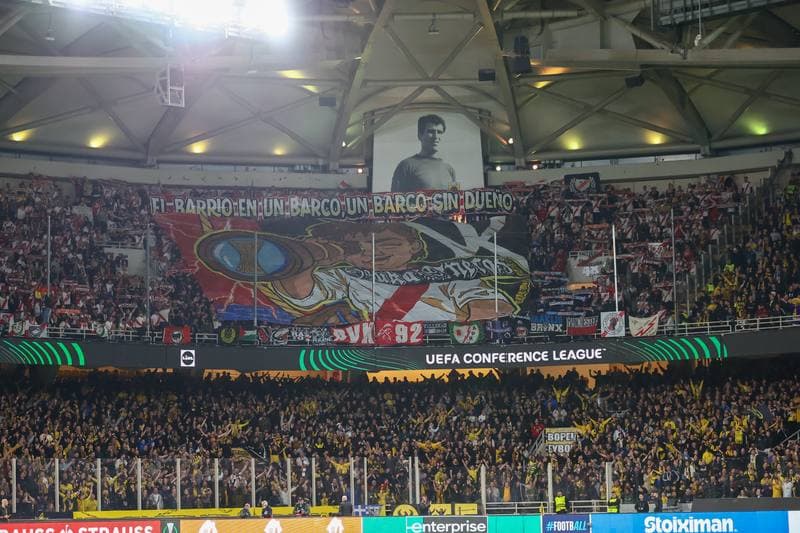 Football. UEFA Europa Conference League. AEK Athens - Rayo Vallecano. 16.04.2026