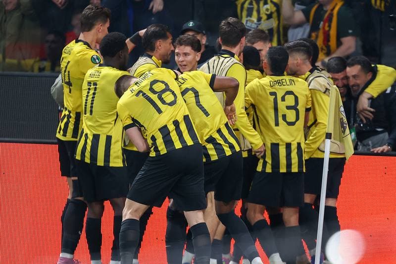 Football. UEFA Europa Conference League. AEK Athens - Rayo Vallecano. 16.04.2026