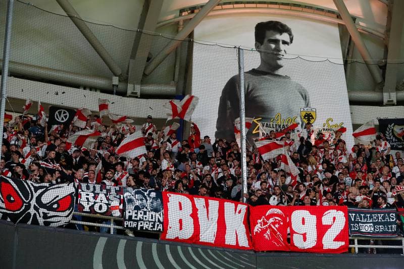 Football. UEFA Europa Conference League. AEK Athens - Rayo Vallecano. 16.04.2026