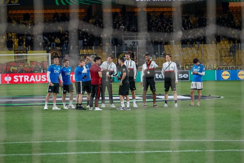 Football. UEFA Europa Conference League. AEK Athens - Rayo Vallecano. 16.04.2026