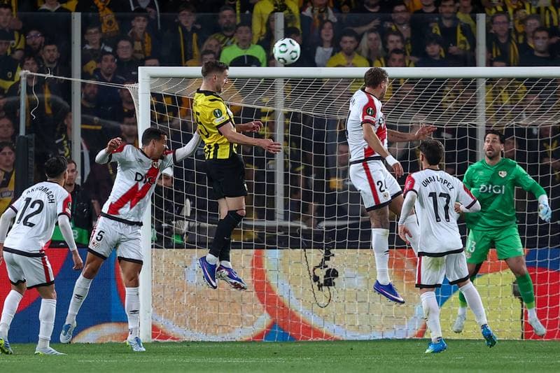 Football. UEFA Europa Conference League. AEK Athens - Rayo Vallecano. 16.04.2026