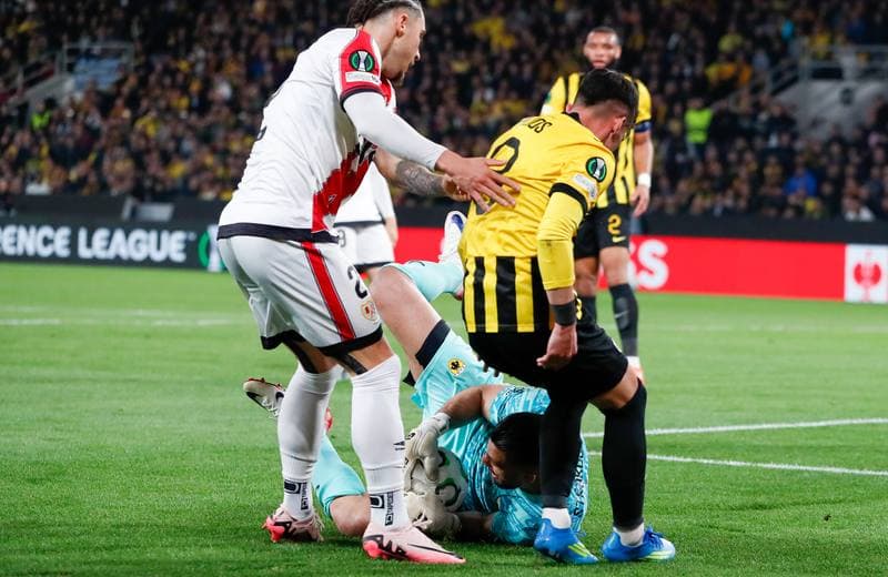 Football. UEFA Europa Conference League. AEK Athens - Rayo Vallecano. 16.04.2026