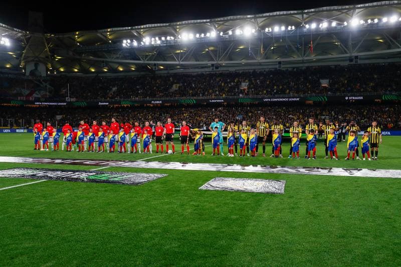 Football. UEFA Europa Conference League. AEK Athens - Rayo Vallecano. 16.04.2026