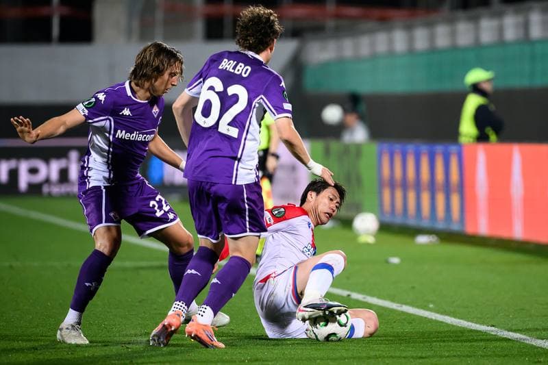 Football. UEFA Conference League. ACF Fiorentina - Crystal Palace. 16.04.2026