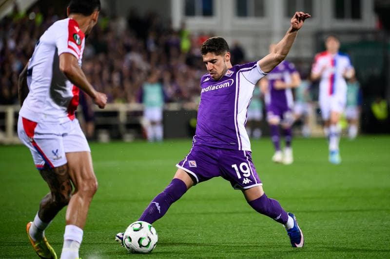 Football. UEFA Conference League. ACF Fiorentina - Crystal Palace. 16.04.2026