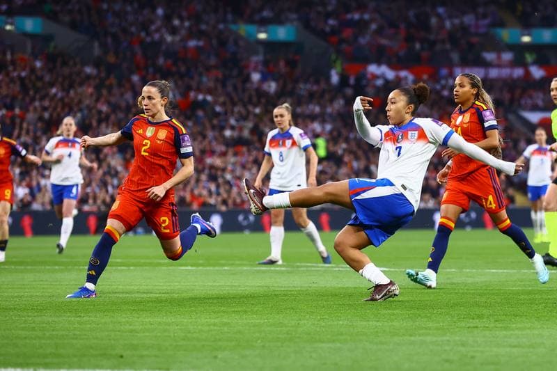 Football. FIFA Women's World Cup Qualifier. England Women - Spain Women. 14.04.2026