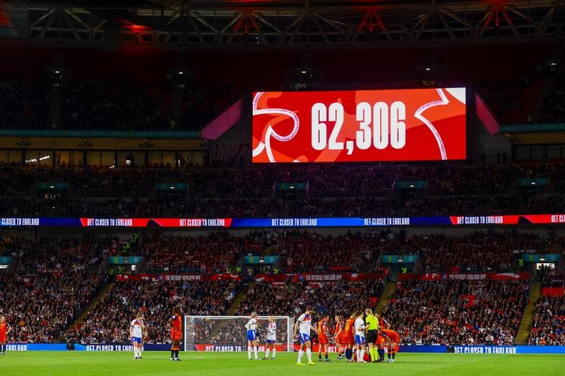Football. FIFA Women's World Cup Qualifier. England Women - Spain Women. 14.04.2026