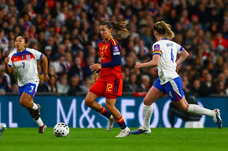 Football. FIFA Women's World Cup Qualifier. England Women - Spain Women. 14.04.2026