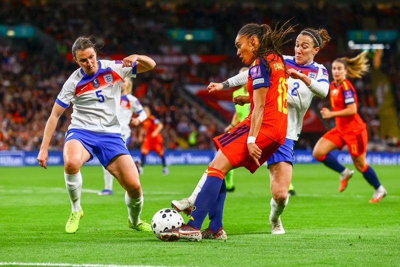 Football. FIFA Women's World Cup Qualifier. England Women - Spain Women. 14.04.2026