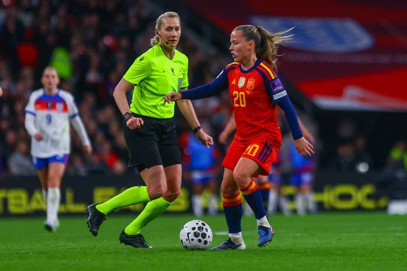 Football. FIFA Women's World Cup Qualifier. England Women - Spain Women. 14.04.2026