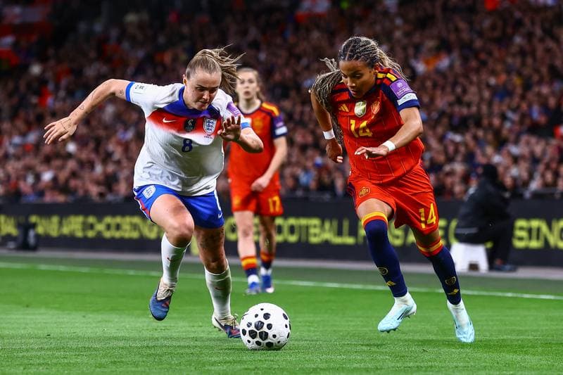 Football. FIFA Women's World Cup Qualifier. England Women - Spain Women. 14.04.2026