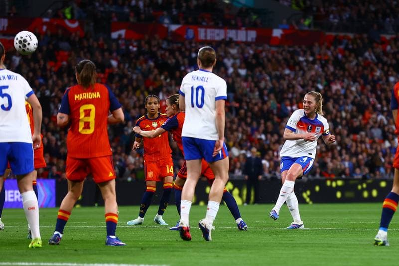 Football. FIFA Women's World Cup Qualifier. England Women - Spain Women. 14.04.2026