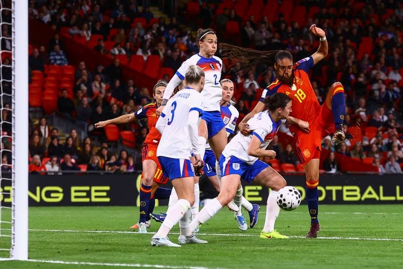 Football. FIFA Women's World Cup Qualifier. England Women - Spain Women. 14.04.2026