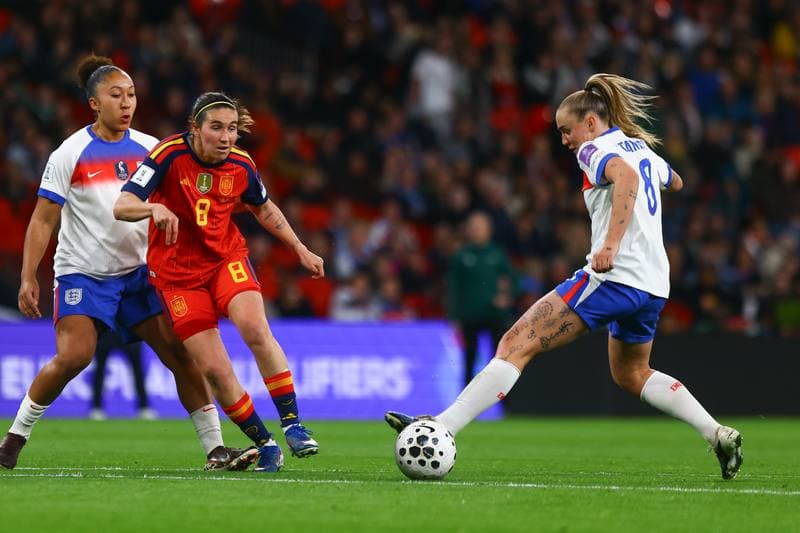Football. FIFA Women's World Cup Qualifier. England Women - Spain Women. 14.04.2026