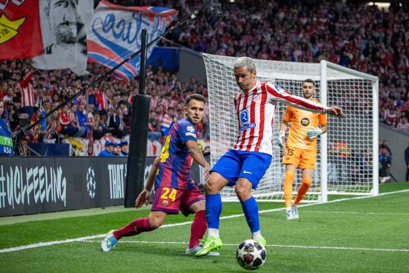 Football. UEFA Champions League. Atletico Madrid - FC Barcelona. 14.04.2026