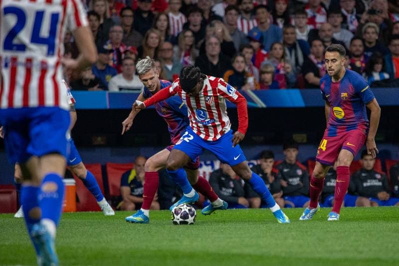 Football. UEFA Champions League. Atletico Madrid - FC Barcelona. 14.04.2026