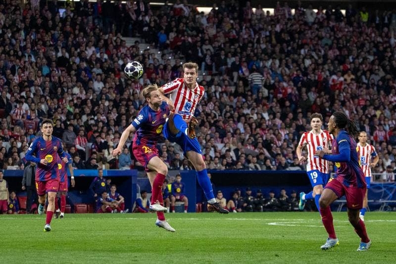 Football. UEFA Champions League. Atletico Madrid - FC Barcelona. 14.04.2026