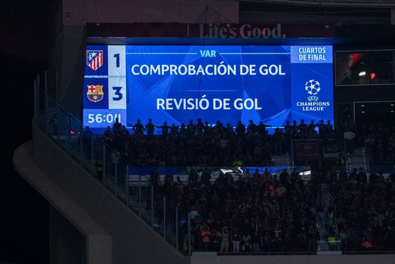 Football. UEFA Champions League. Atletico Madrid - FC Barcelona. 14.04.2026