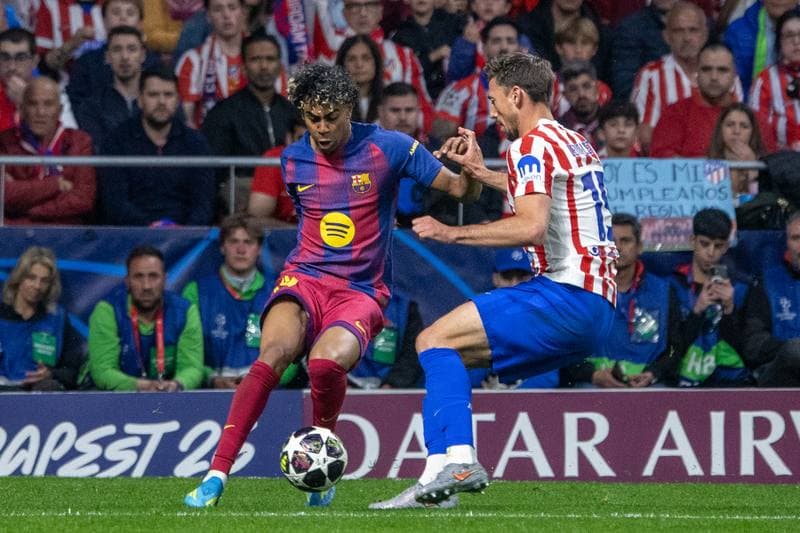 Football. UEFA Champions League. Atletico Madrid - FC Barcelona. 14.04.2026