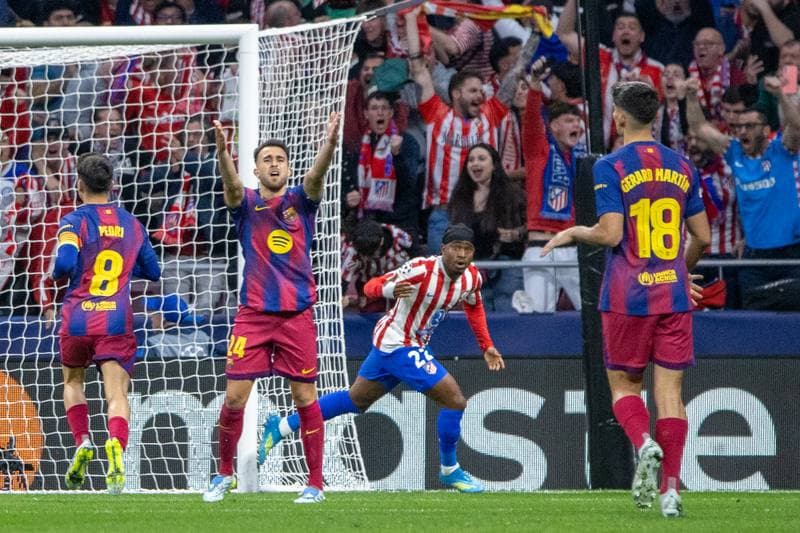 Football. UEFA Champions League. Atletico Madrid - FC Barcelona. 14.04.2026