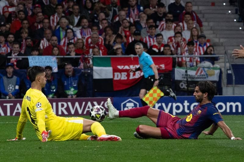 Football. UEFA Champions League. Atletico Madrid - FC Barcelona. 14.04.2026
