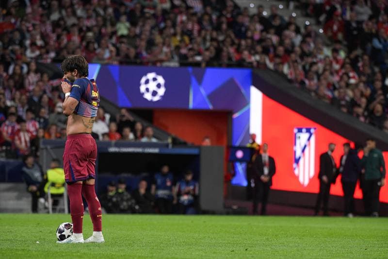 Football. UEFA Champions League. Atletico Madrid - Barcelona. 14.04.2026