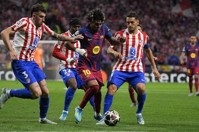 Football. UEFA Champions League. Atletico Madrid - Barcelona. 14.04.2026