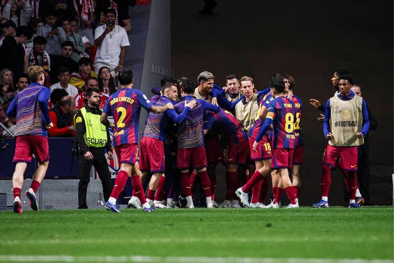 Football. UEFA Champions League. Atletico Madrid - FC Barcelona. 14.04.2026