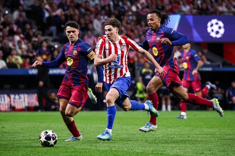 Football. UEFA Champions League. Atletico Madrid - FC Barcelona. 14.04.2026
