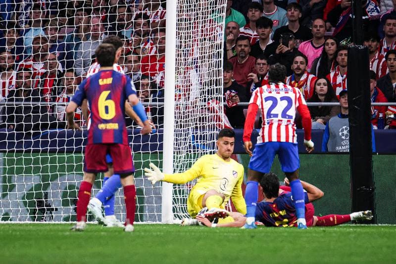 Football. UEFA Champions League. Atletico Madrid - FC Barcelona. 14.04.2026