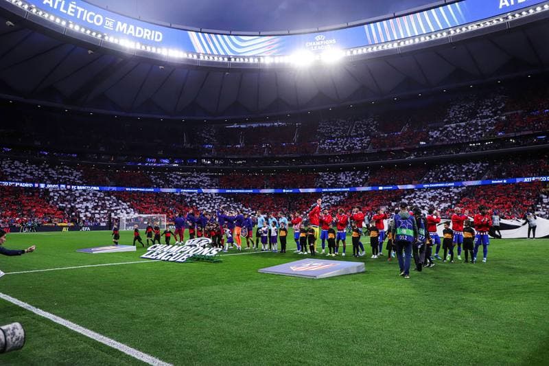 Football. UEFA Champions League. Atletico Madrid - FC Barcelona. 14.04.2026