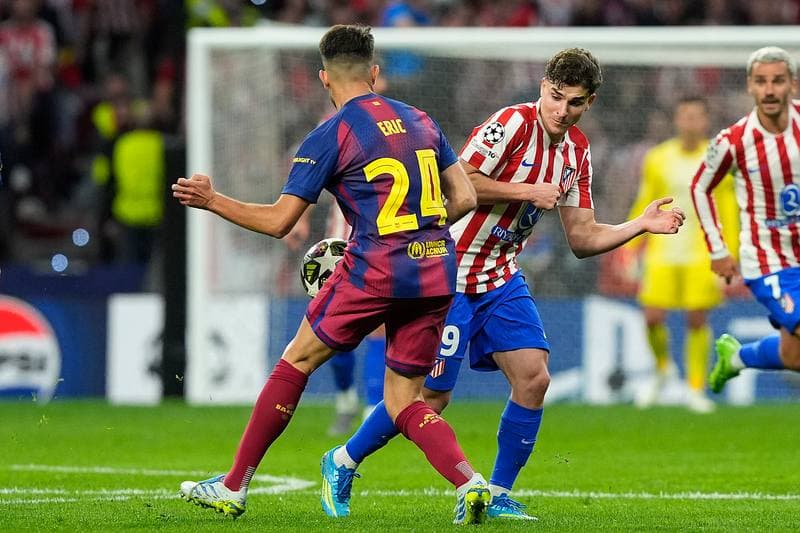 Football. UEFA Champions League. Atletico Madrid - FC Barcelona. 14.04.2026