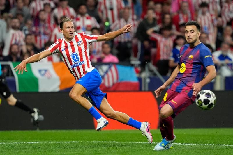 Football. UEFA Champions League. Atletico Madrid - FC Barcelona. 14.04.2026