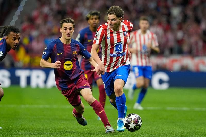 Football. UEFA Champions League. Atletico Madrid - FC Barcelona. 14.04.2026