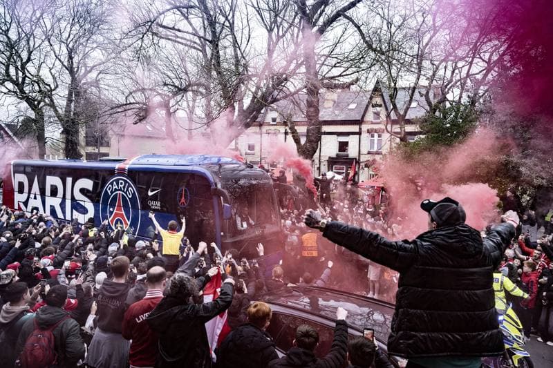 Football. UEFA Champions League. Liverpool - Paris Saint-Germain. 14.04.2026