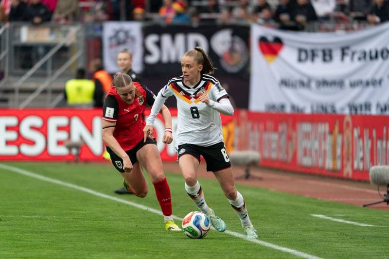 Football. FIFA Women's World Cup Qualifiers. Germany - Austria. 14.04.2026