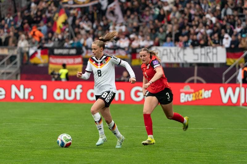 Football. FIFA Women's World Cup Qualifiers. Germany - Austria. 14.04.2026