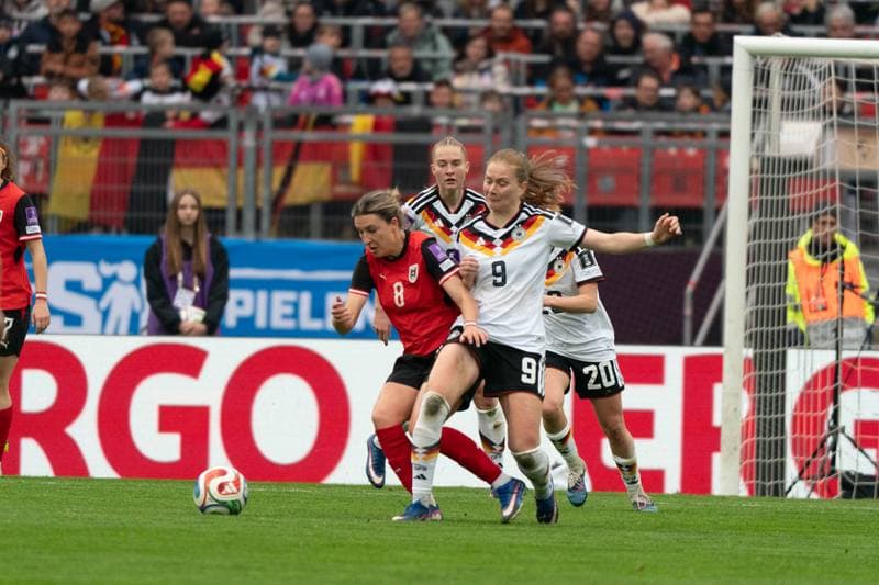 Football. FIFA Women's World Cup Qualifiers. Germany - Austria. 14.04.2026
