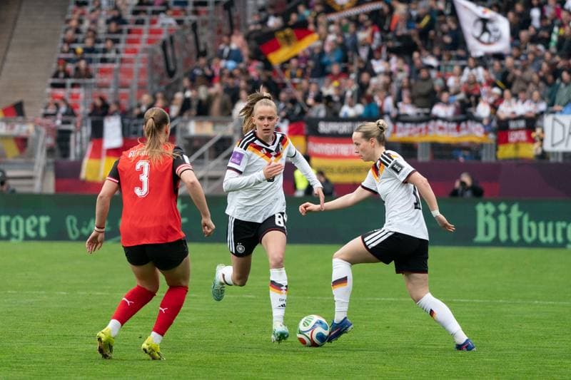 Football. FIFA Women's World Cup Qualifiers. Germany - Austria. 14.04.2026