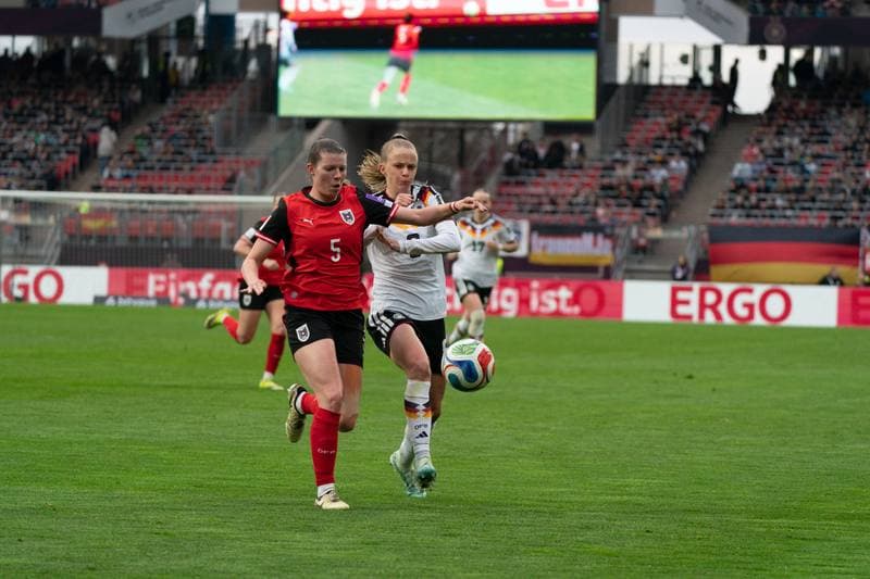 Football. FIFA Women's World Cup Qualifiers. Germany - Austria. 14.04.2026
