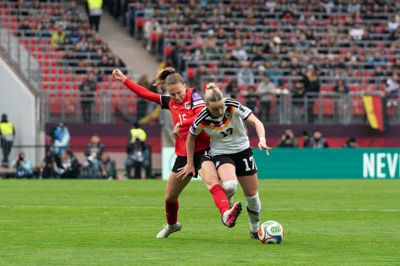 Football. FIFA Women's World Cup Qualifiers. Germany - Austria. 14.04.2026