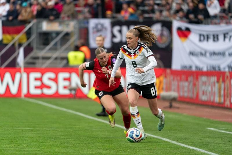 Football. FIFA Women's World Cup Qualifiers. Germany - Austria. 14.04.2026