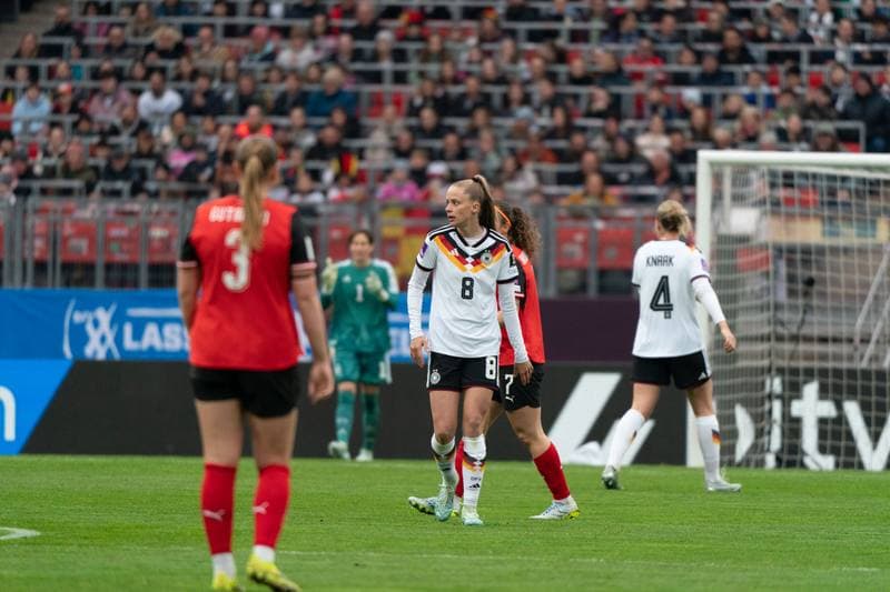 Football. FIFA Women's World Cup Qualifiers. Germany - Austria. 14.04.2026
