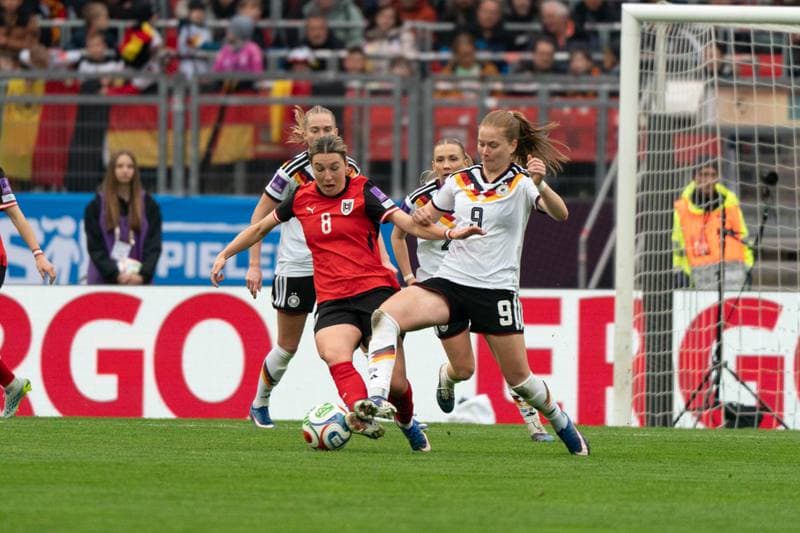 Football. FIFA Women's World Cup Qualifiers. Germany - Austria. 14.04.2026