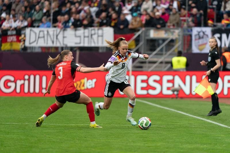 Football. FIFA Women's World Cup Qualifiers. Germany - Austria. 14.04.2026