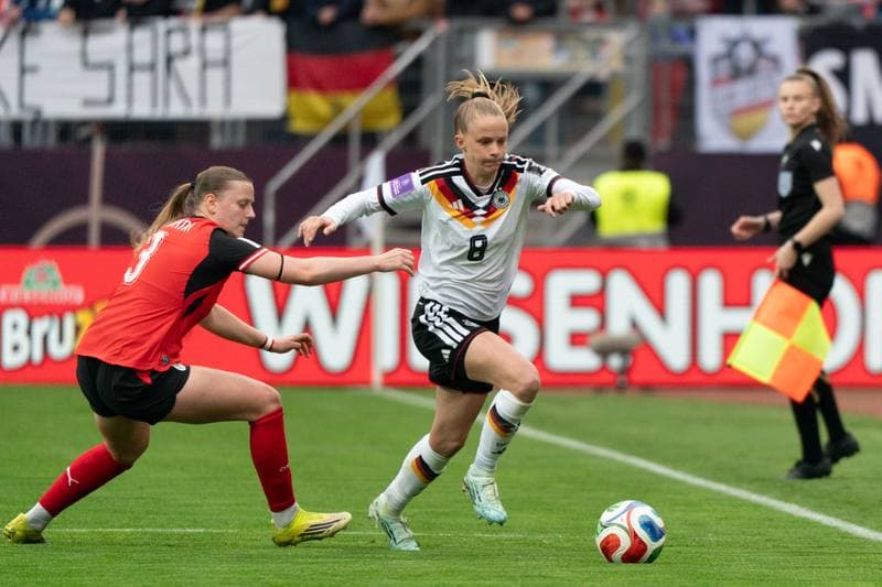 Football. FIFA Women's World Cup Qualifiers. Germany - Austria. 14.04.2026