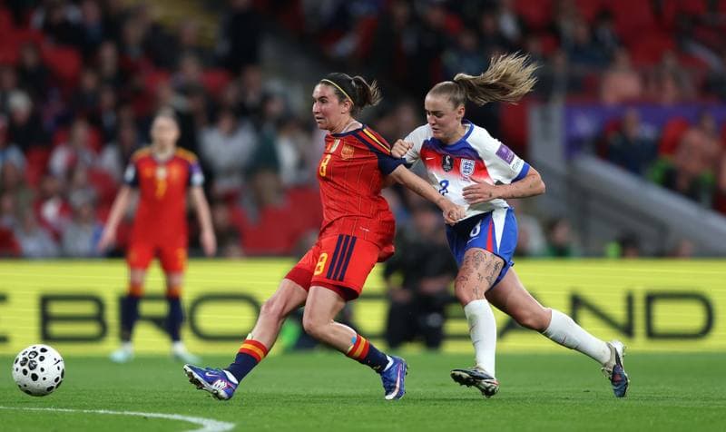 Football. FIFA Women's World Cup Qualifier. England Women - Spain Women. 14.04.2026