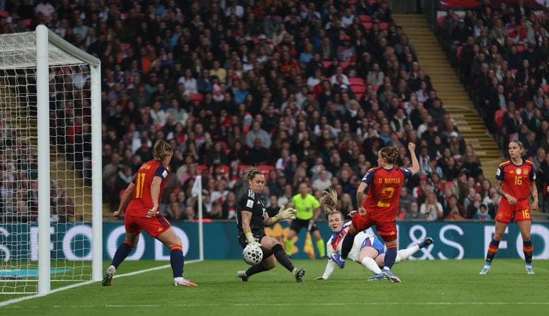 Football. FIFA Women's World Cup Qualifier. England Women - Spain Women. 14.04.2026