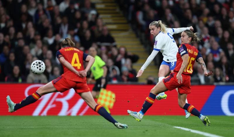 Football. FIFA Women's World Cup Qualifier. England Women - Spain Women. 14.04.2026